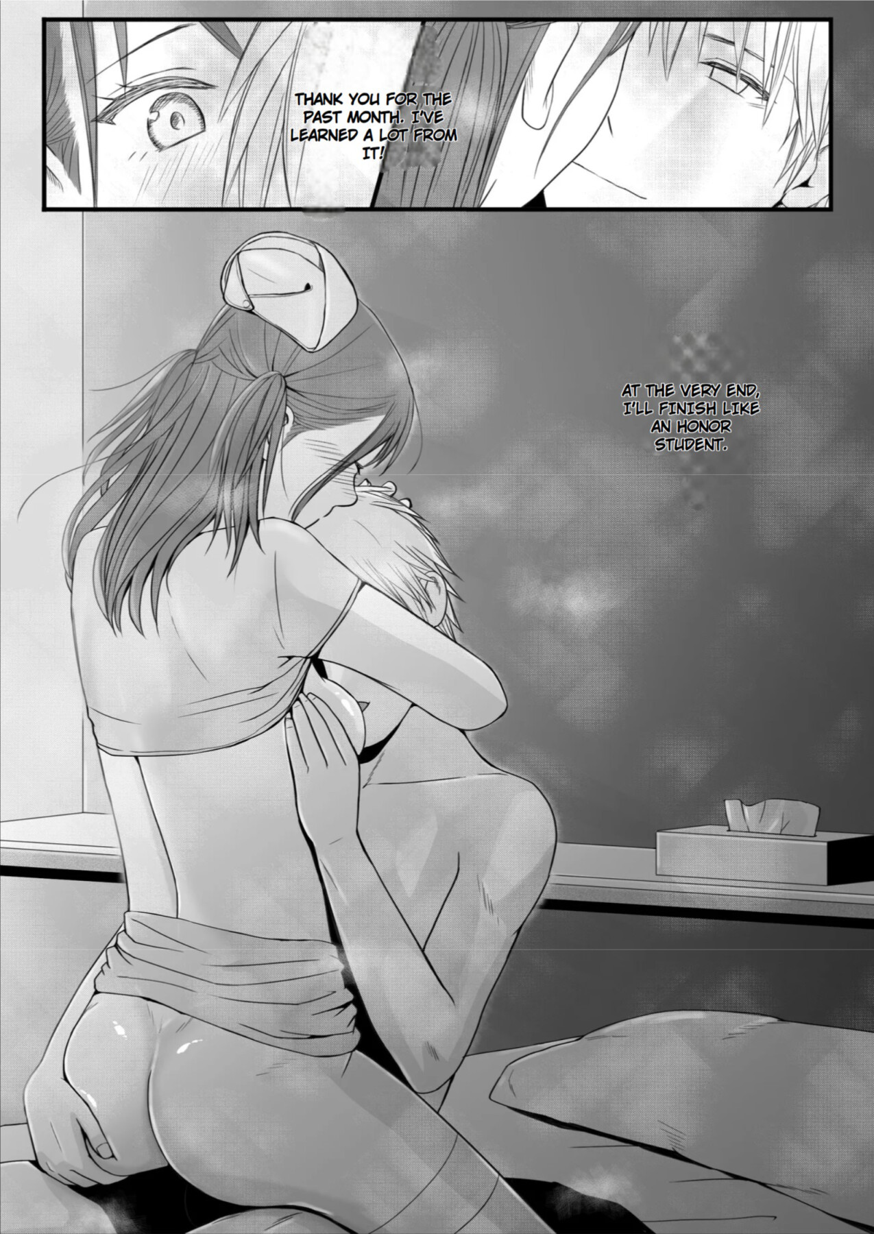 Hentai Manga Comic-You Said It'd Just Be Grinding... But You Ended up Slipping It In. Now I'm Just the Top Student's Toy 3.-Read-74